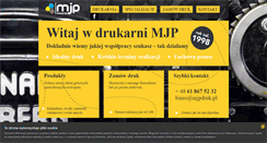 Desktop Screenshot of mjpdruk.pl